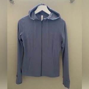 NWOT- Lululemon Blue Hooded Define Jacket. Size 10
